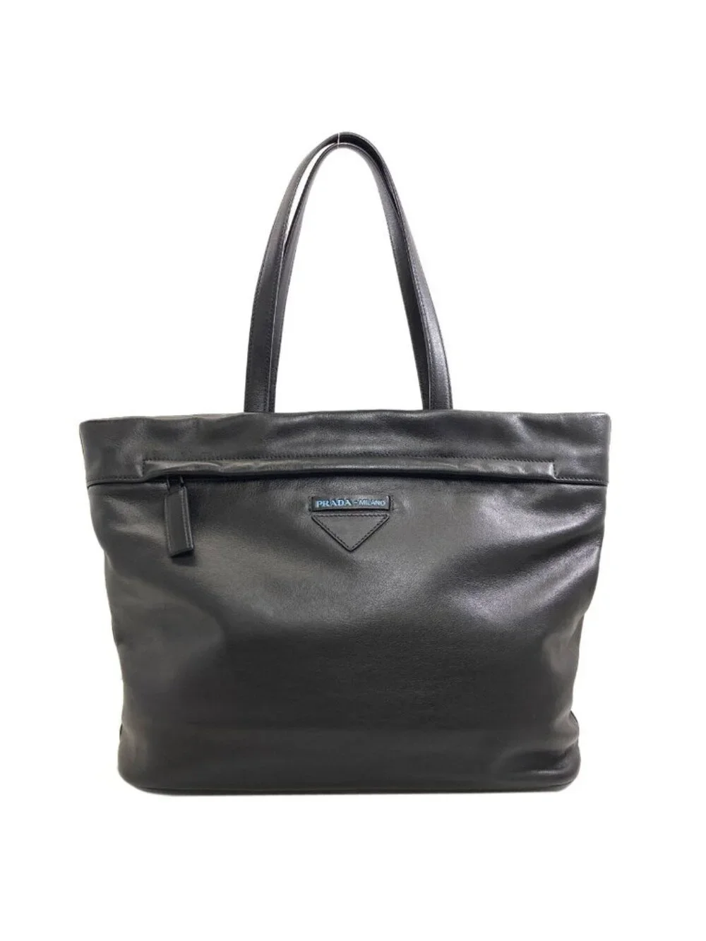 Prada Logo Tote Calf